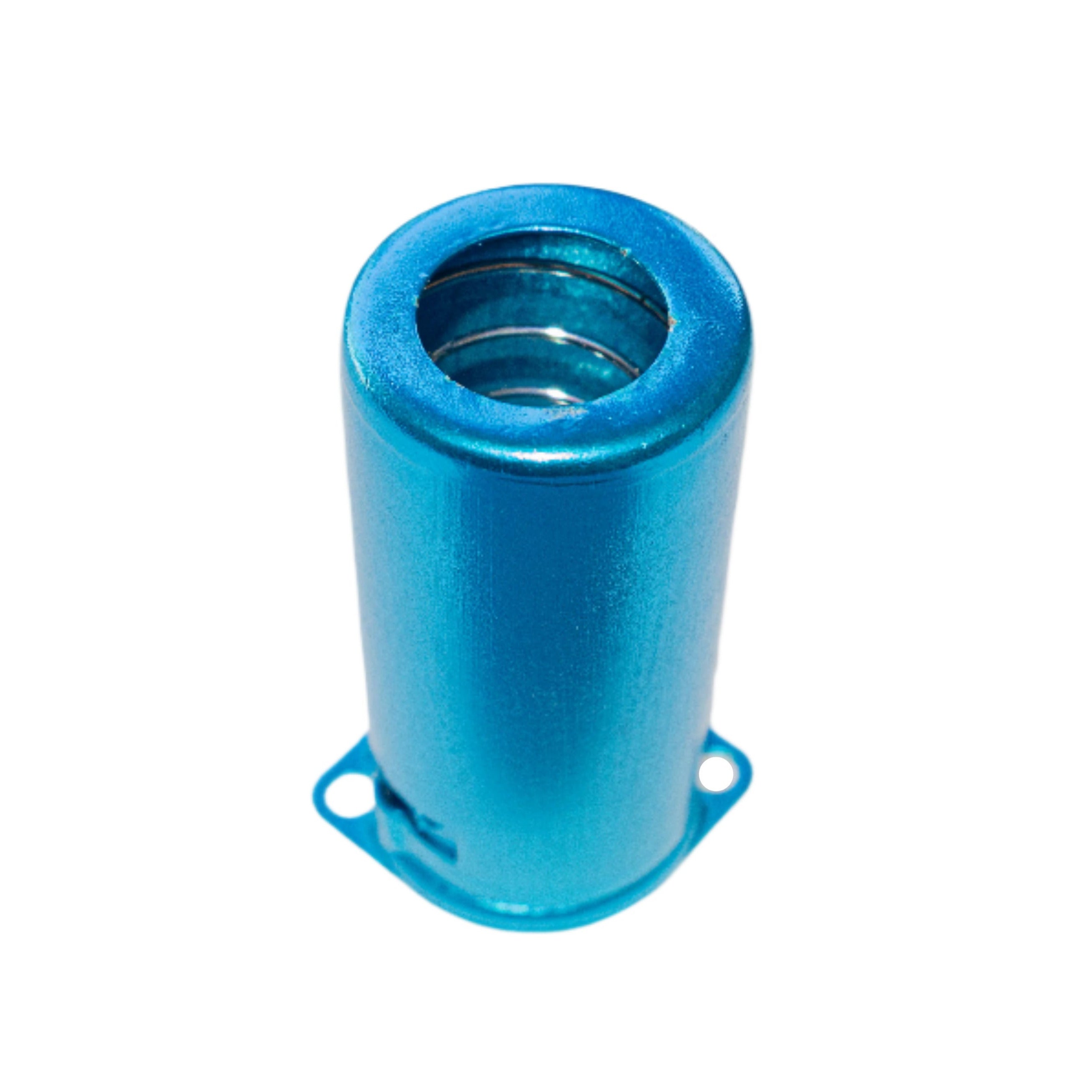 Blue Aluminum Tube Shield - 55mm Tall