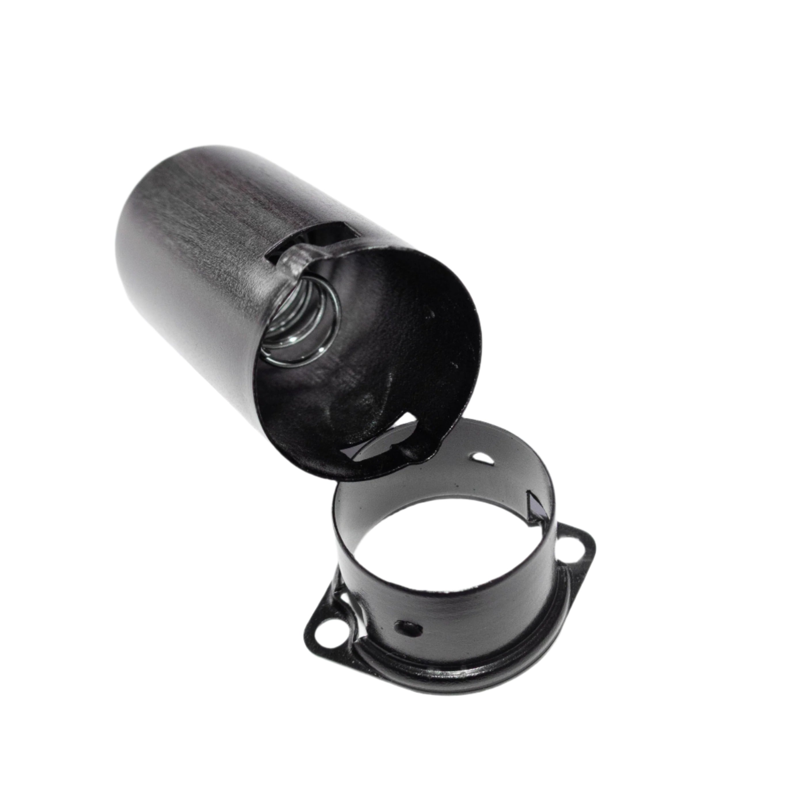 Black Aluminum Tube Shield - 55mm Tall