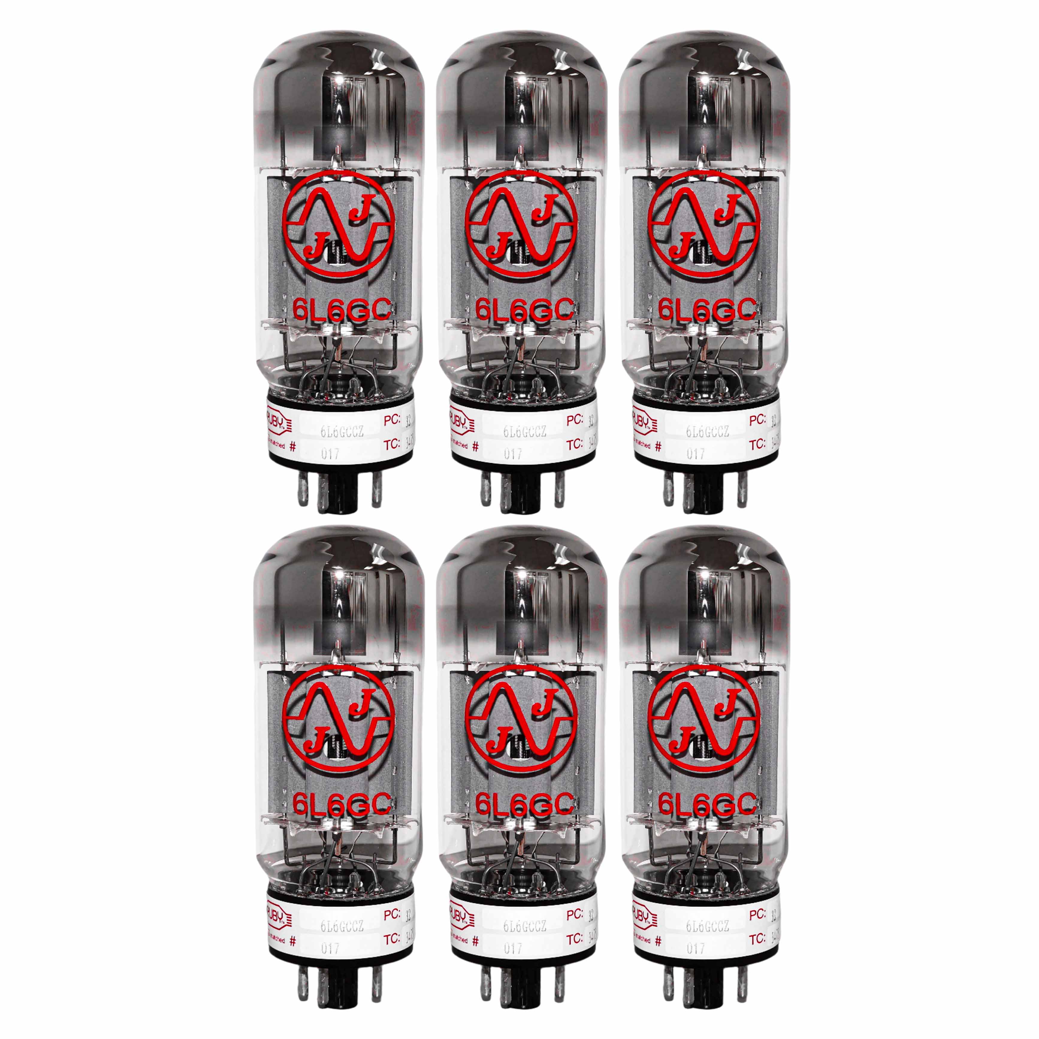 JJ 6L6 Matched Power Vacuum Tubes