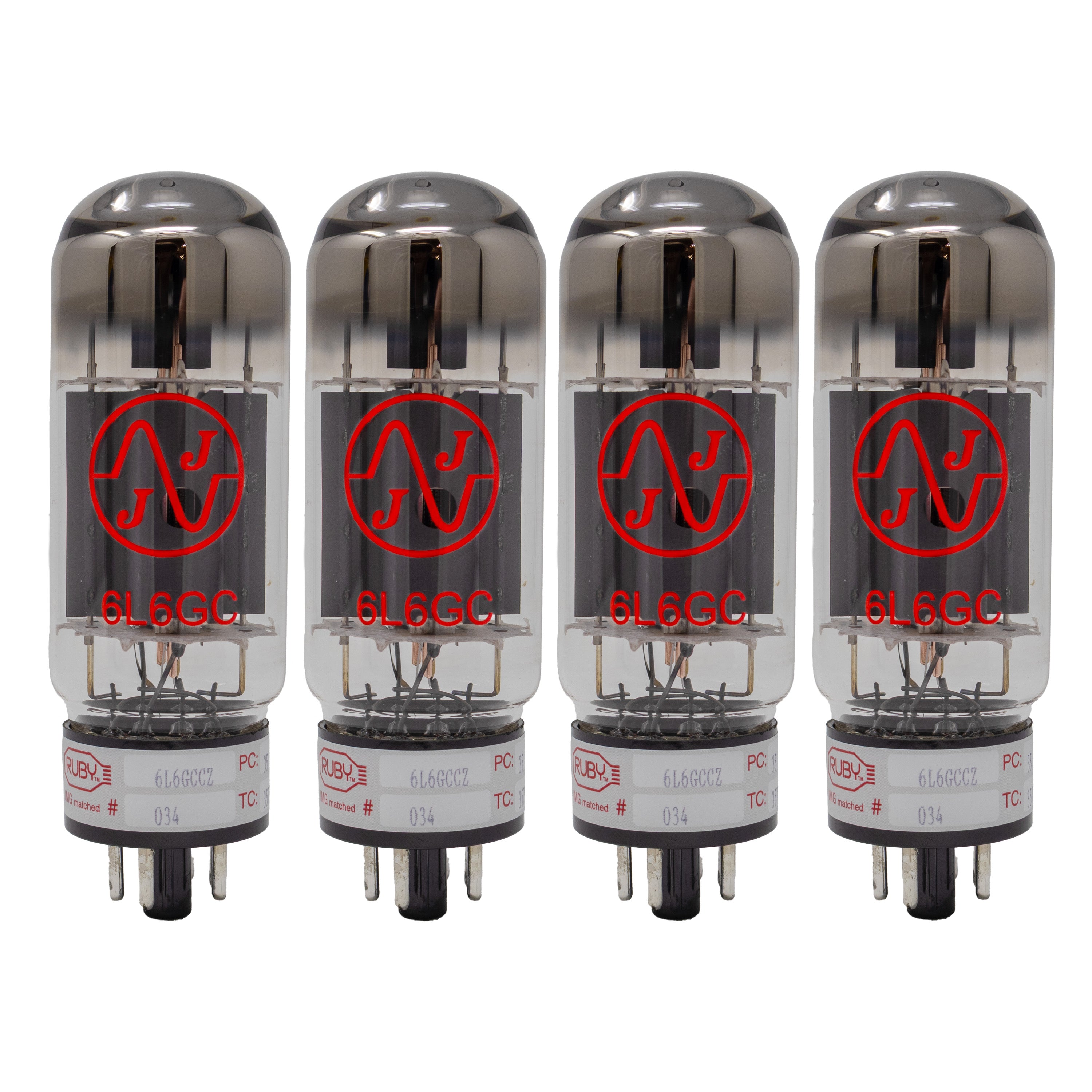 JJ 6L6 Matched Power Vacuum Tubes