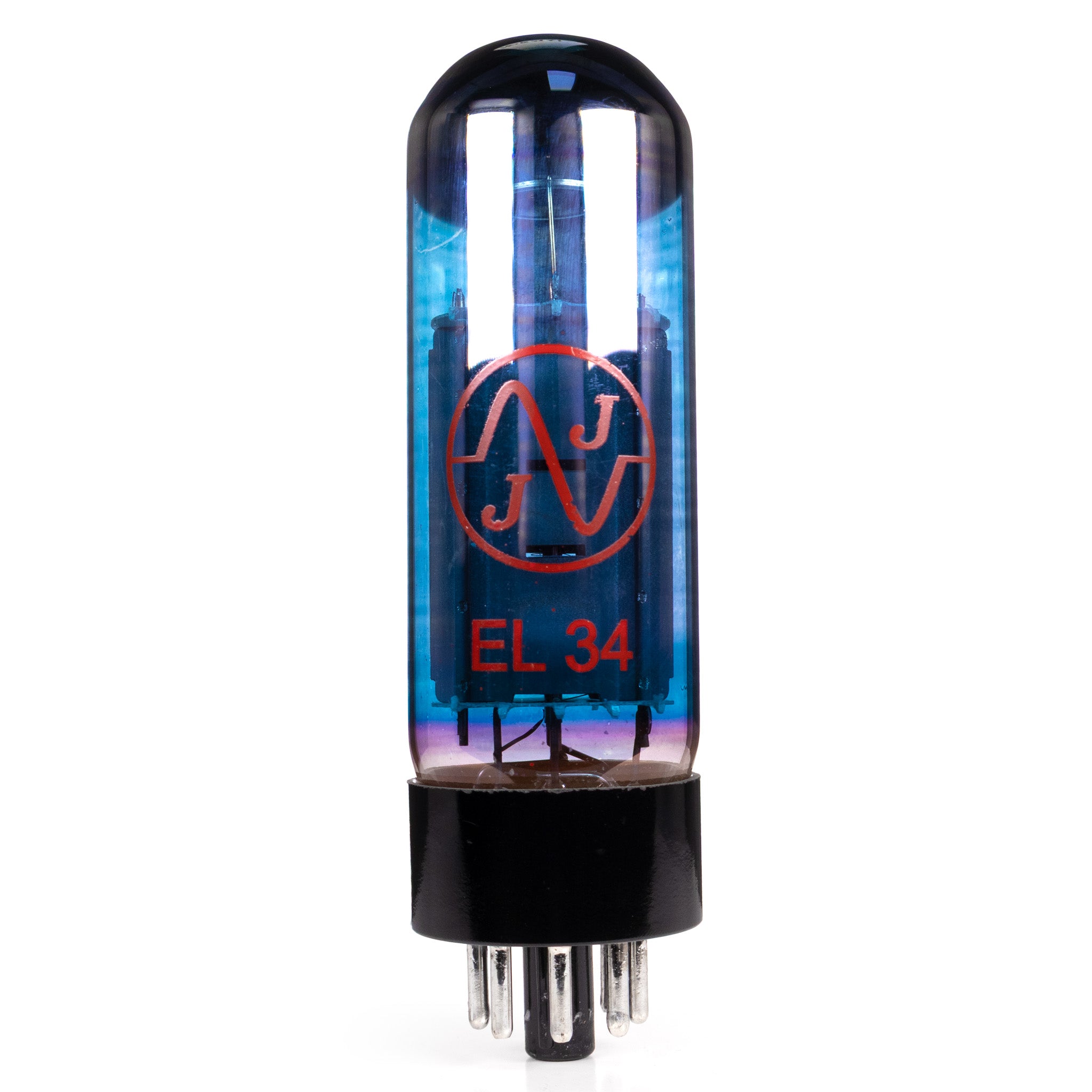 JJ EL34 Blue Glass Power Vacuum Tube | Vacuum Tube Shop