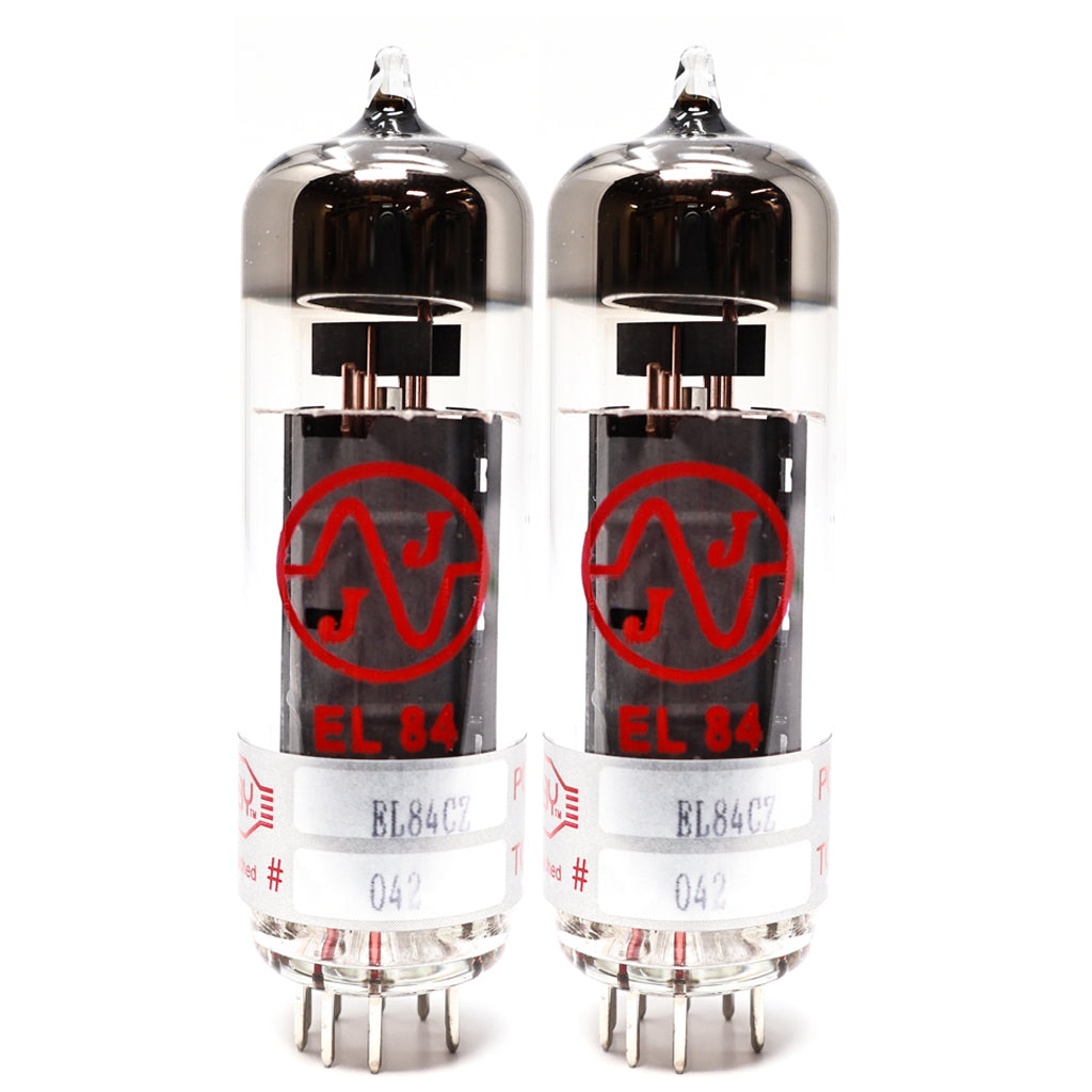 JJ EL84 Power Vacuum Tube, ruby tested power tubes, matched pair