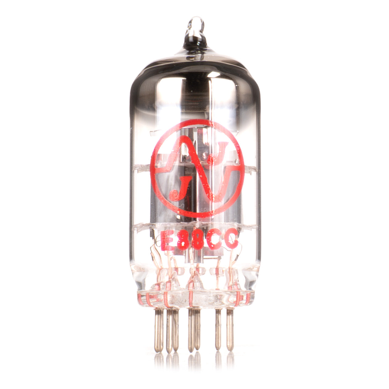 Vacuum tube with a brand logo on a white background