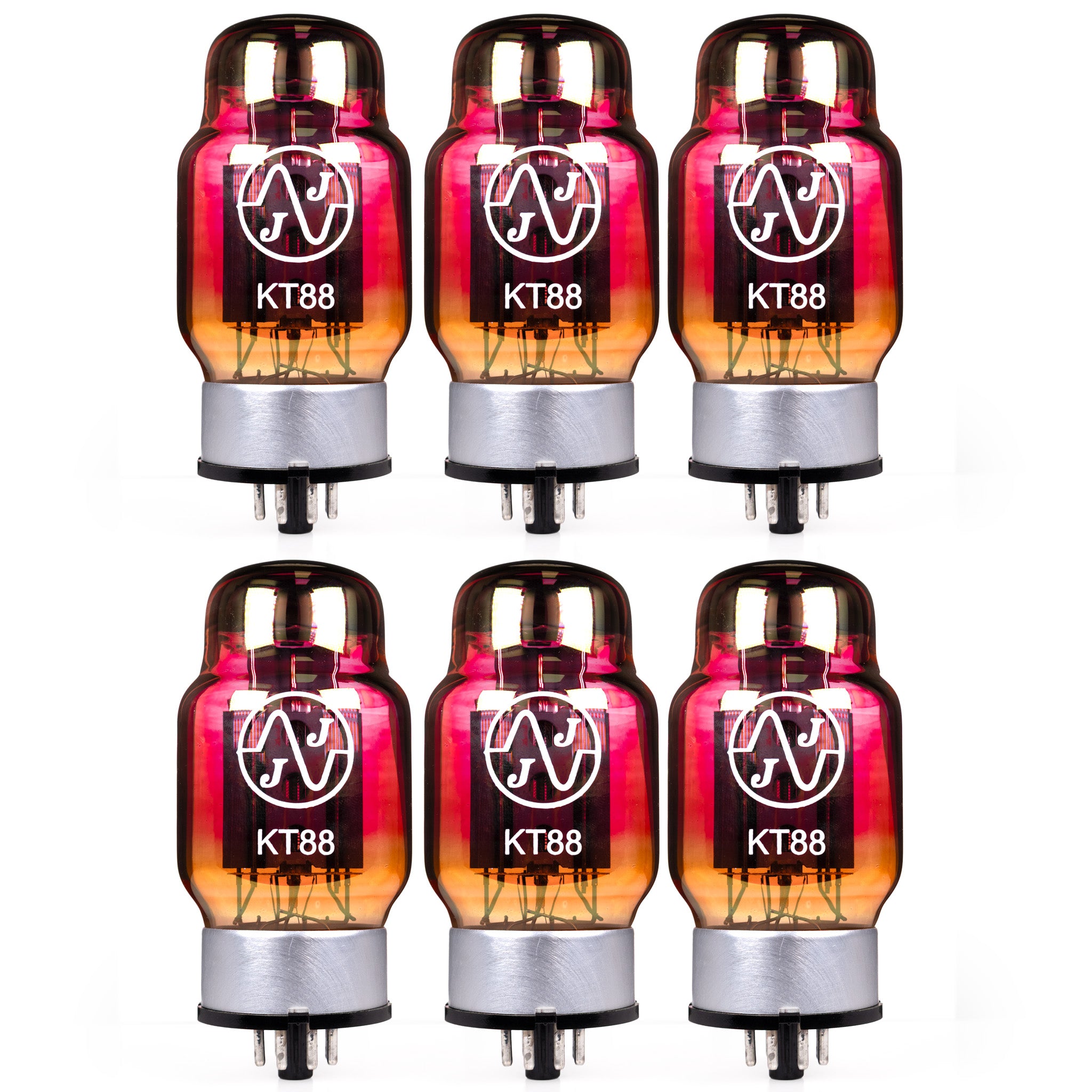 JJ KT88 Red Glass Power Vacuum Tube | Vacuum Tube Shop