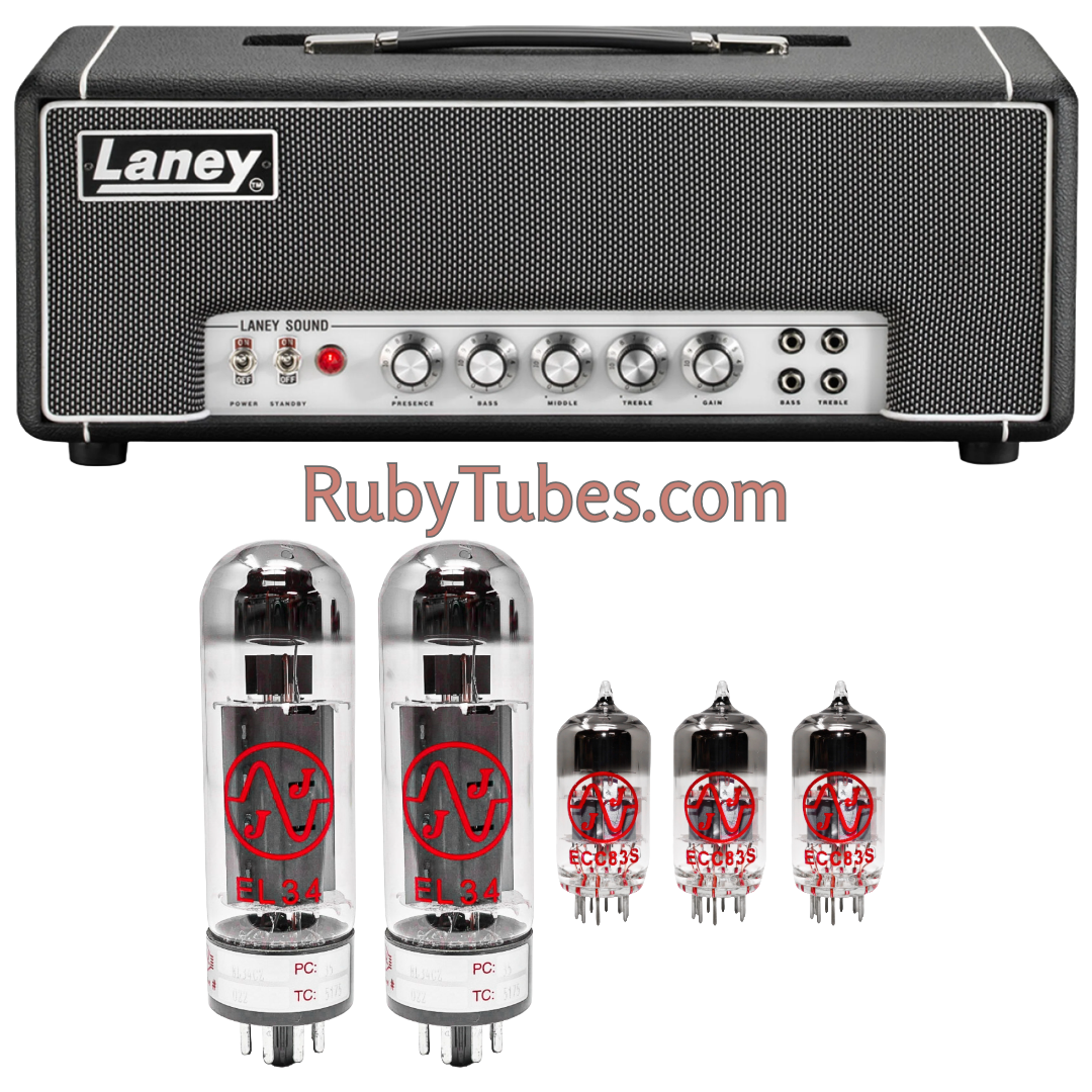 Laney LA30BL Vacuum Tube Kit, JJ Electronics, Ruby Tubes, Tested and Matched
