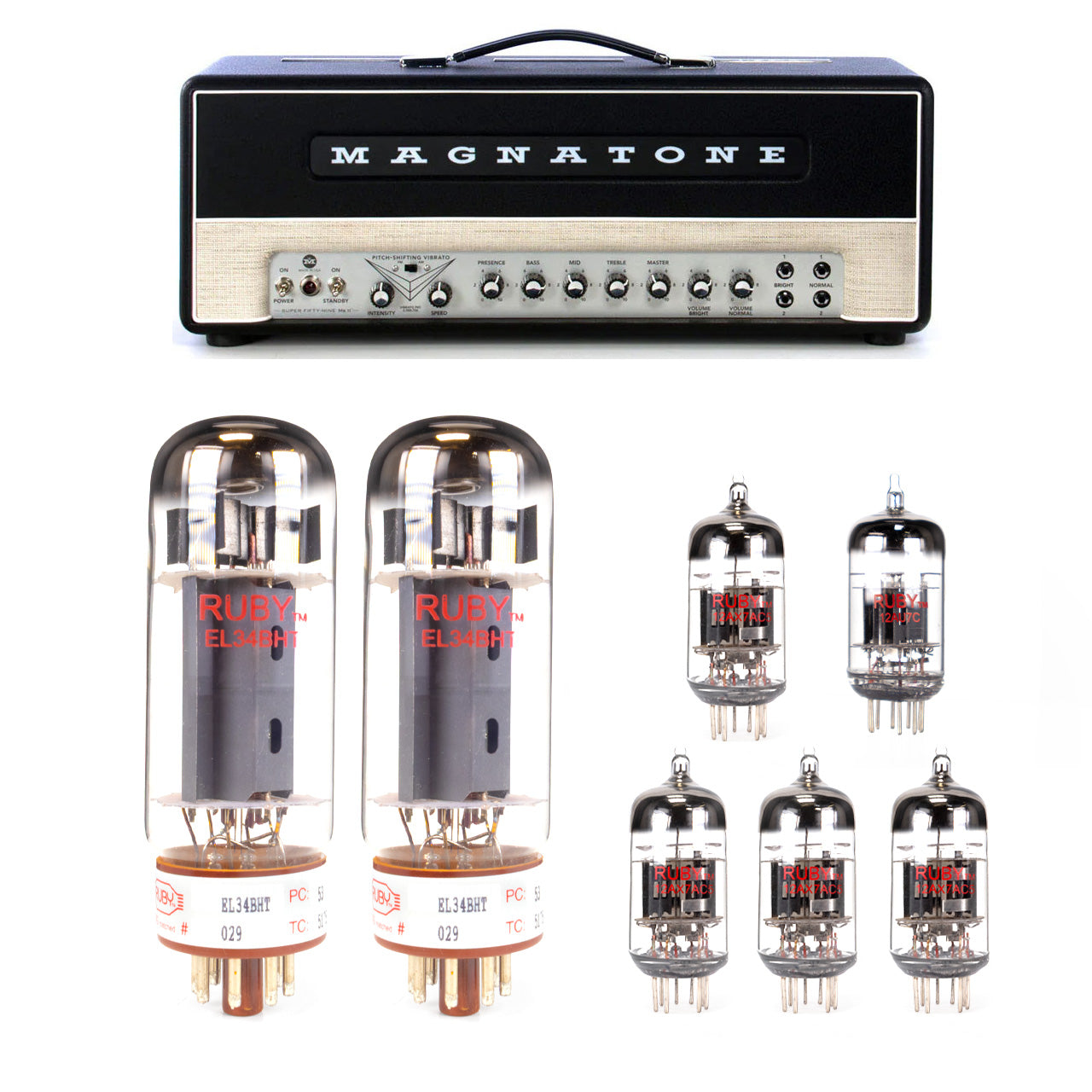 Magnatone Super 59 MKII Tube Kit