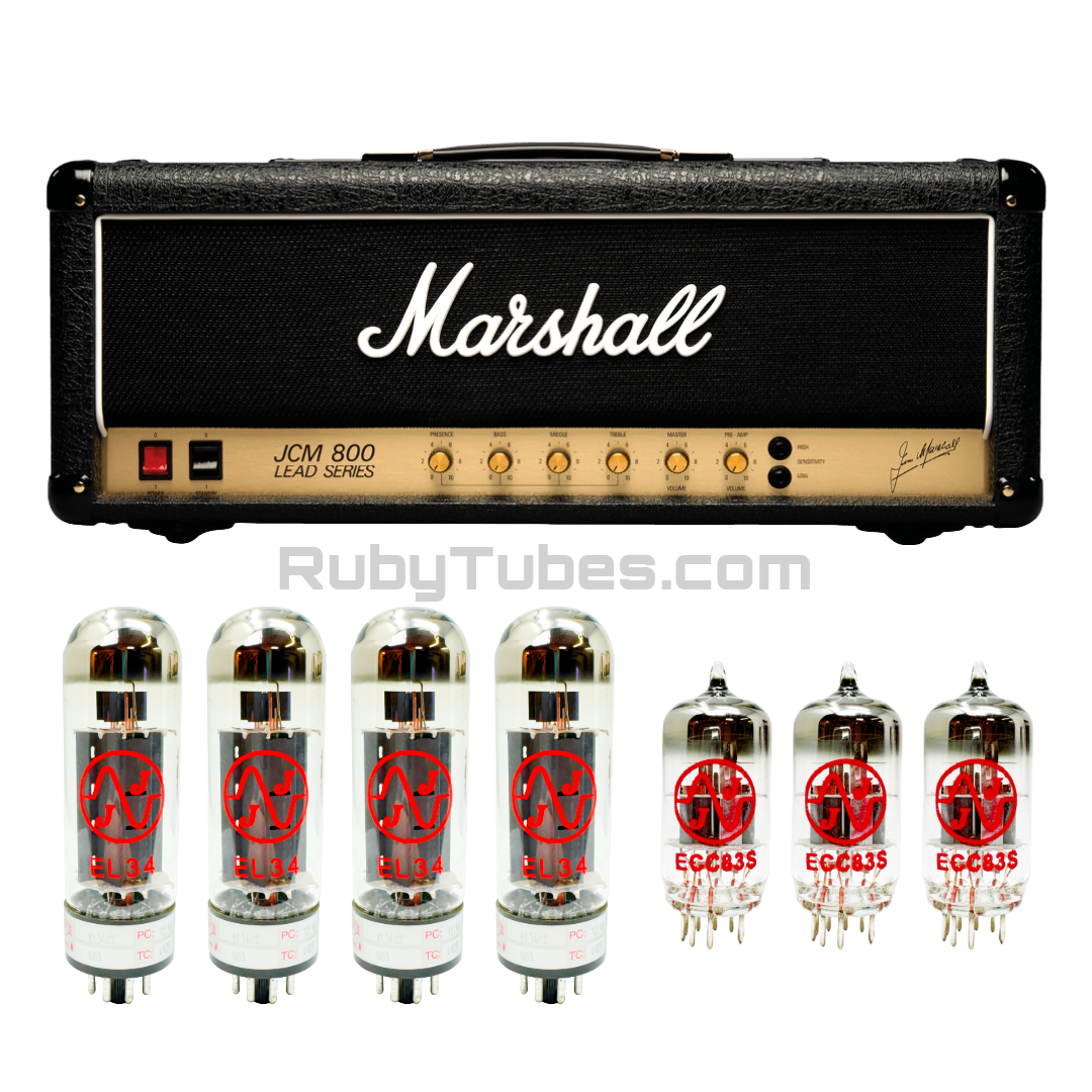 Marshall JCM800 Tube Kit (100 Watt), ruby tube kits