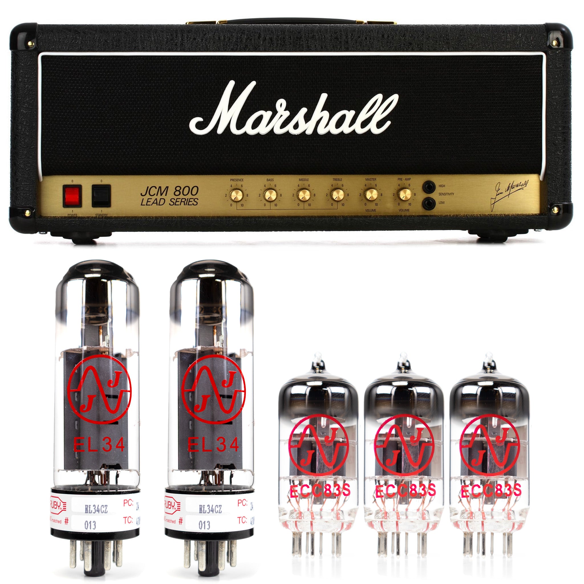 Marshall JCM800 Tube Kit (50 Watt) | Vacuum Tube Shop