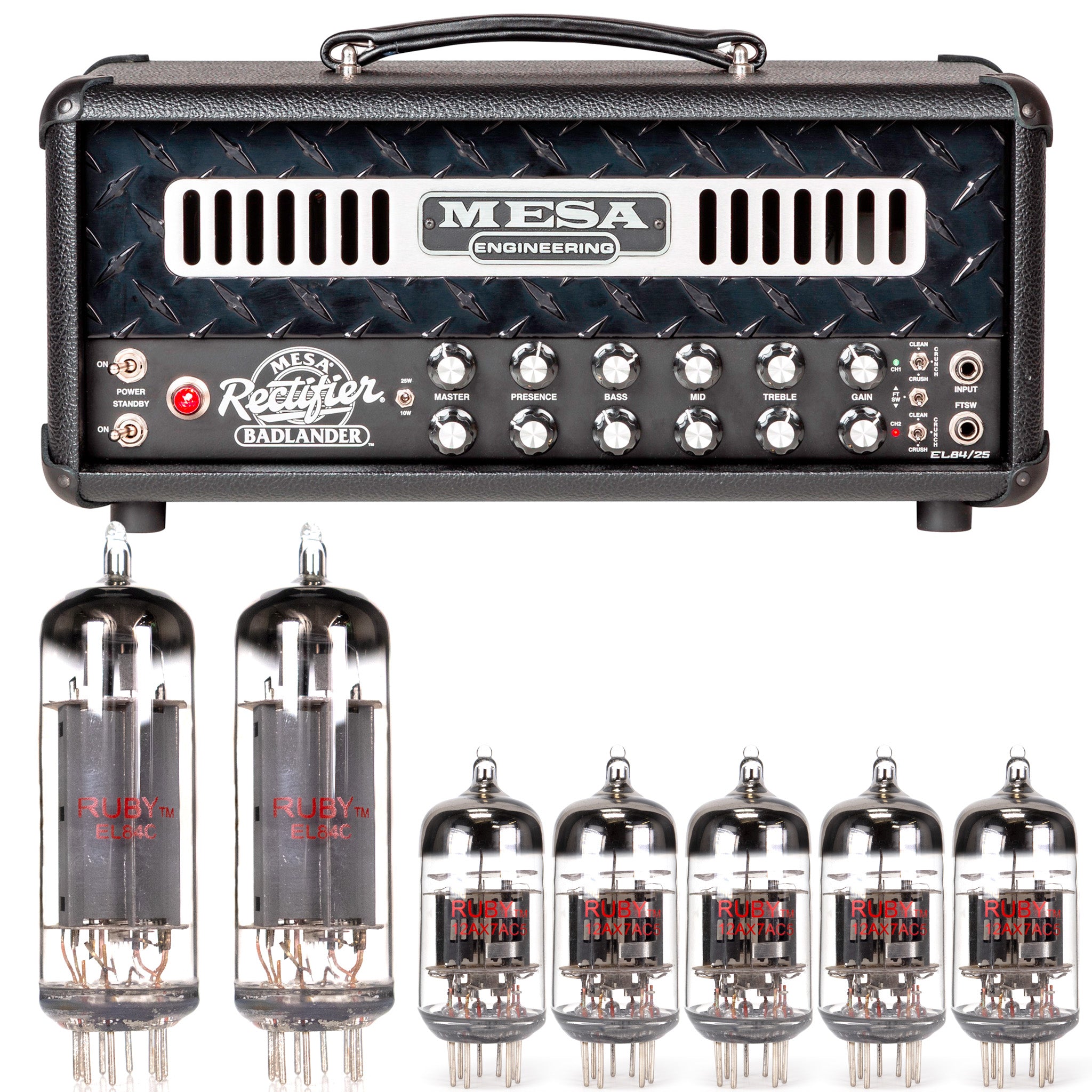 サティMesa/Boogie EL34 & リベラ25w用12AX7 Mesa Boogie Badlander 25 Tube Kit | Vacuum Tube Shop