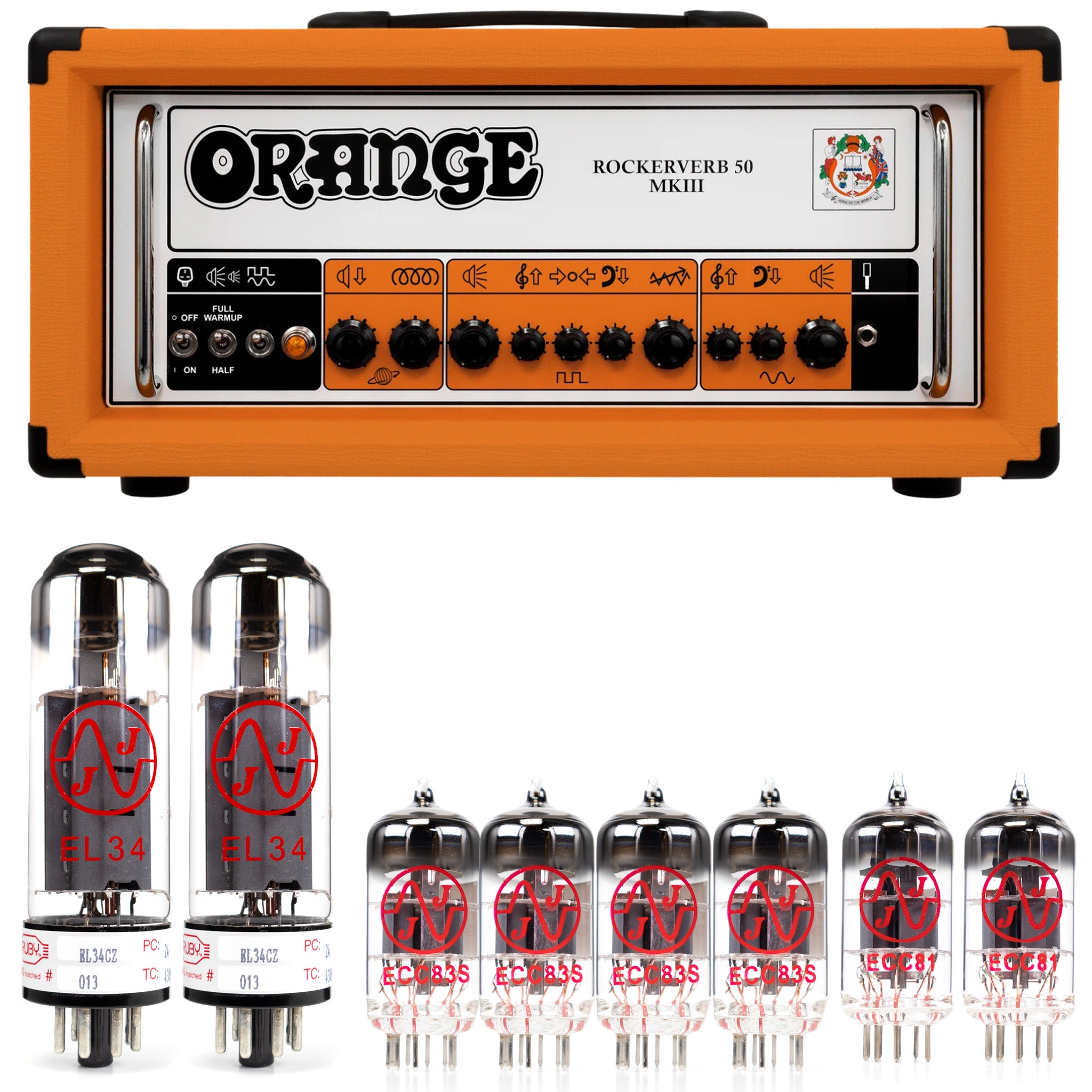 Orange Rockverb MKIII 50 Watt Vacuum Tube Kit | Vacuum Tube