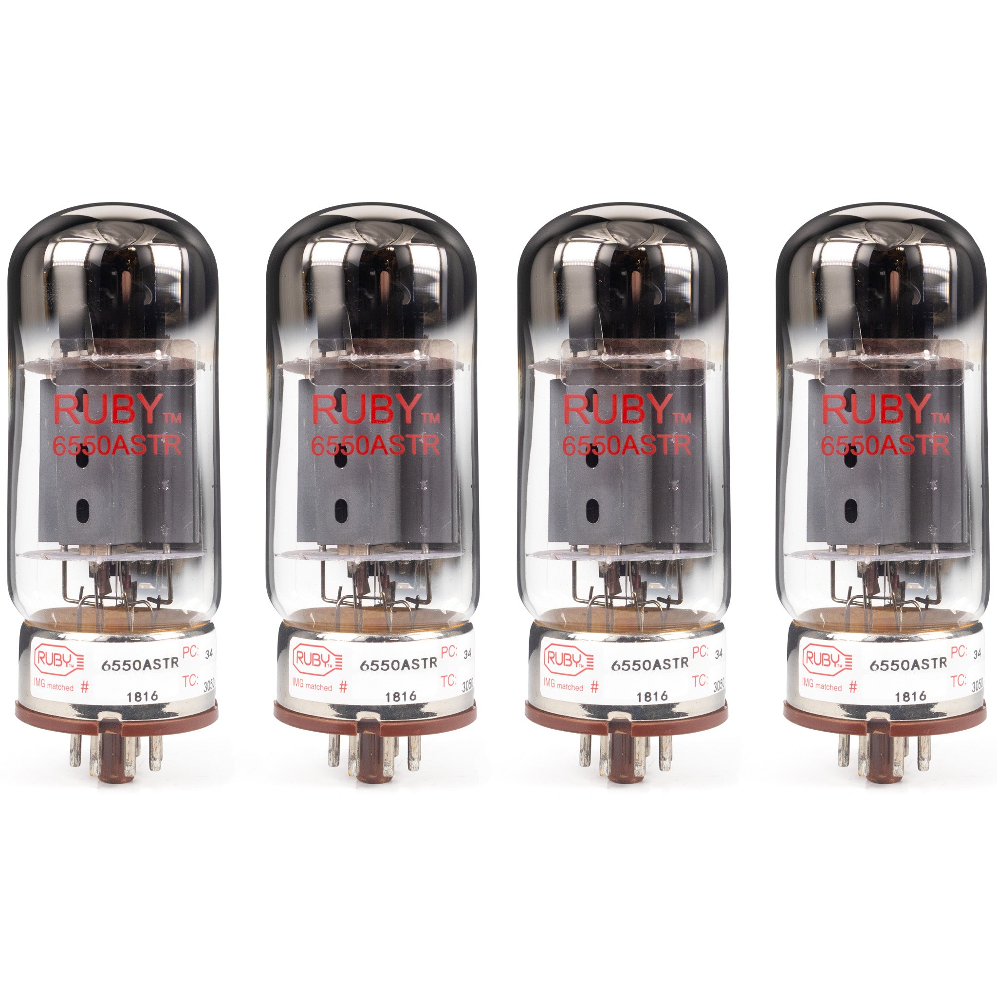 RUBY 6550 Quad Matched パワー管 真空管 RUBY 6550 Quad Matched パワー管 真空管 - メルカリ