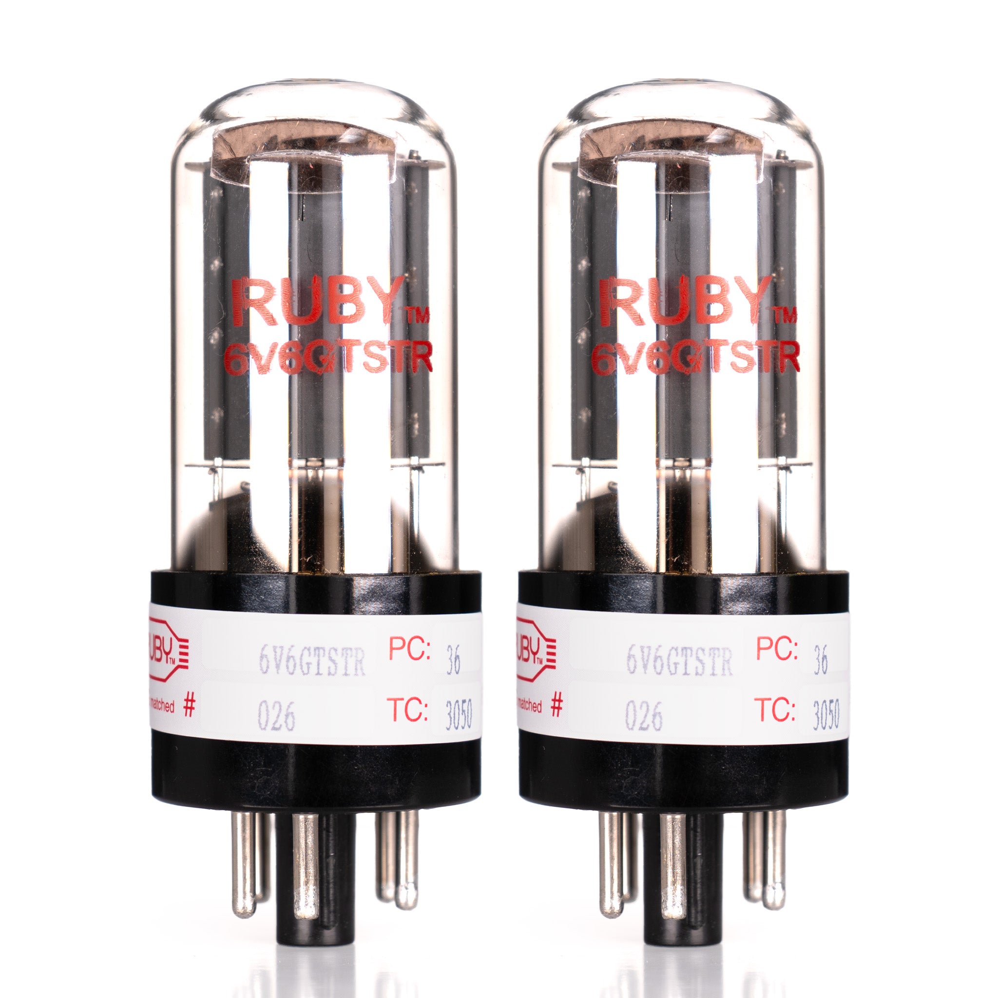12AX7 真空管 6本セット RUBY RUBY 6V6-GTSTR Power Vacuum Tube | Vacuum Tube Shop