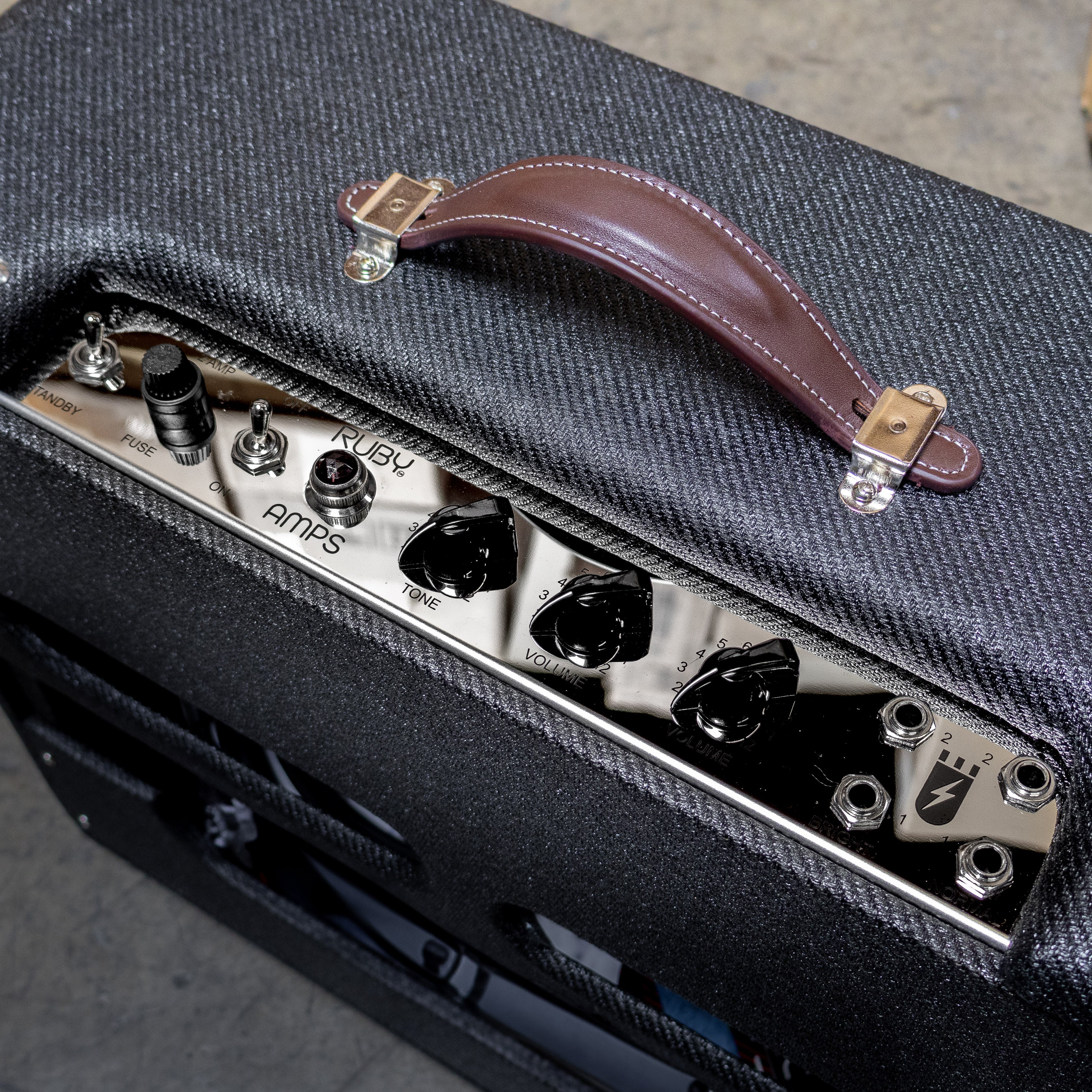 RUBY Charcoal Tweed 5E3 Style Amplifier