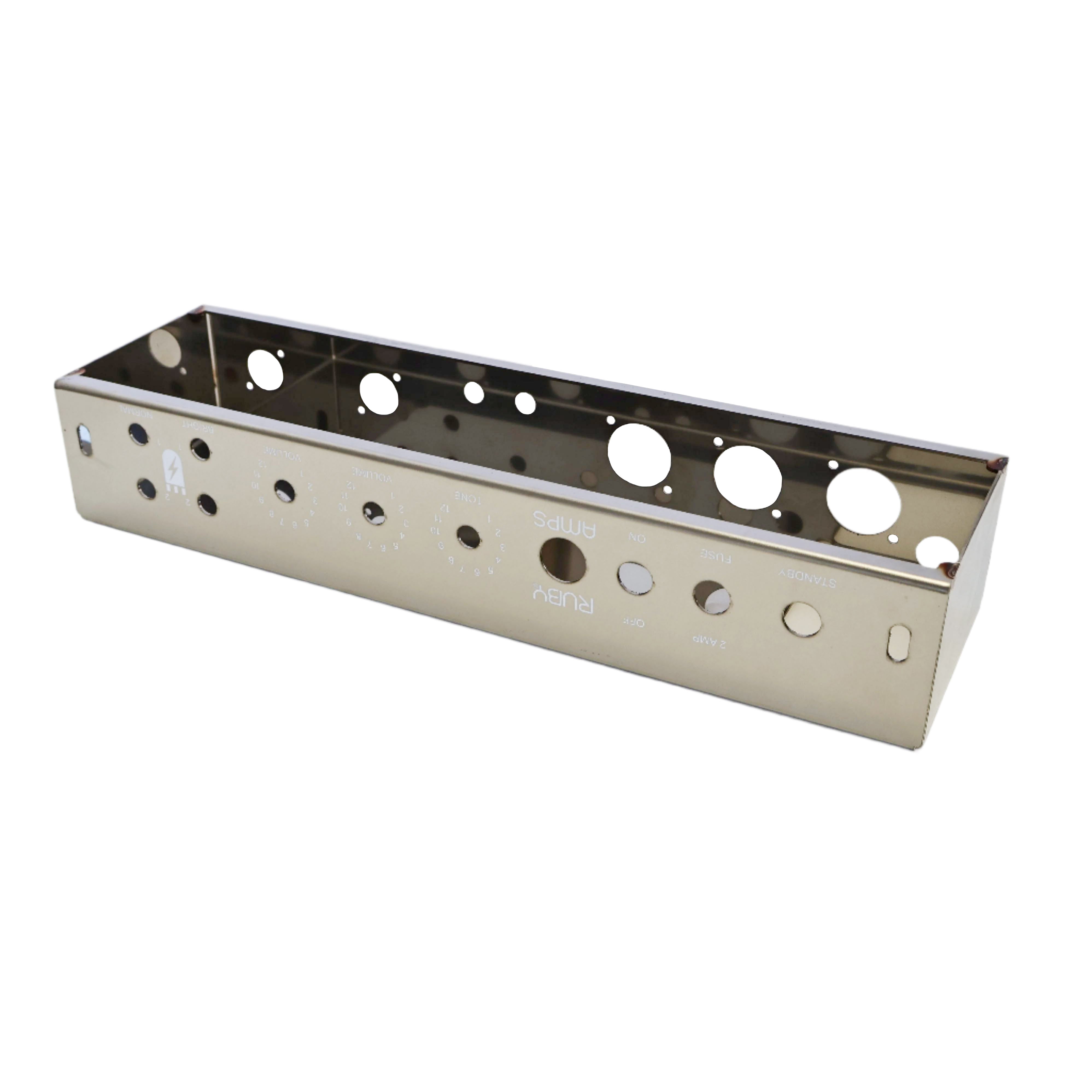 RUBY Branded Chrome Tweed Deluxe 5E3 Style Chassis