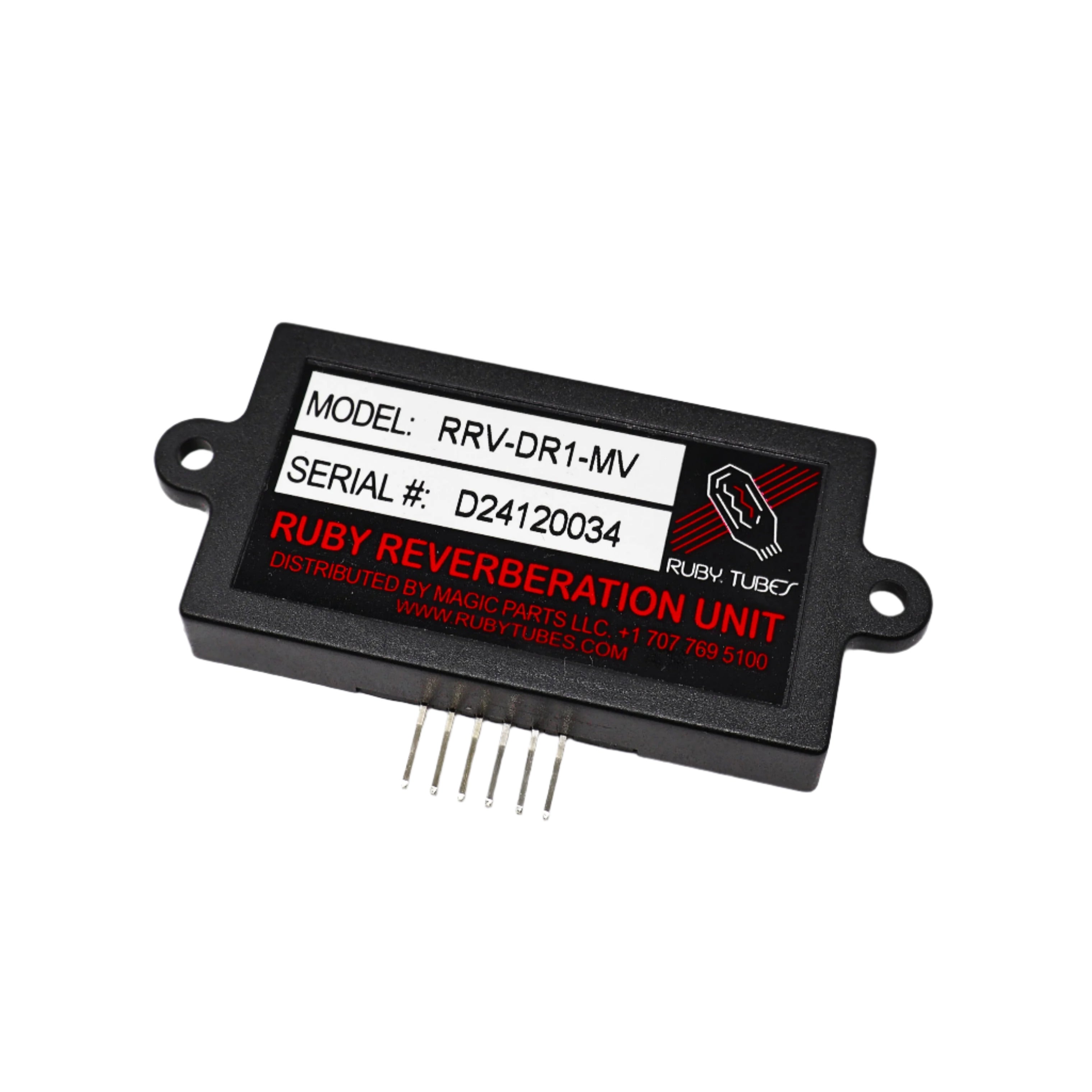 Ruby Digital Reverb Module - Medium Decay, Vertical Mount