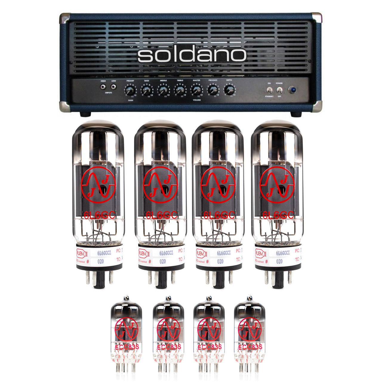 Soldano Avenger 100 Tube Kit