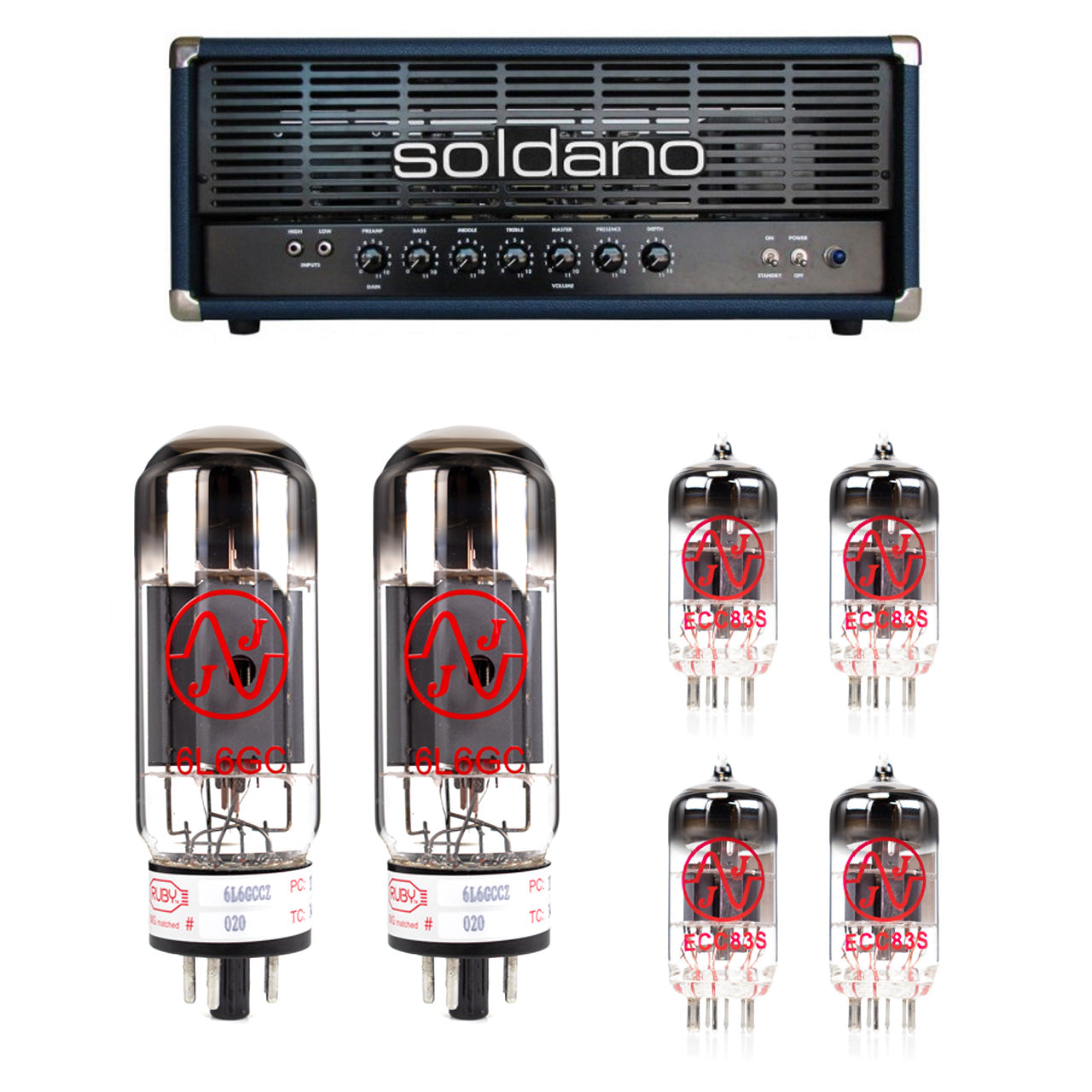 Soldano Avenger 50 Tube Kit