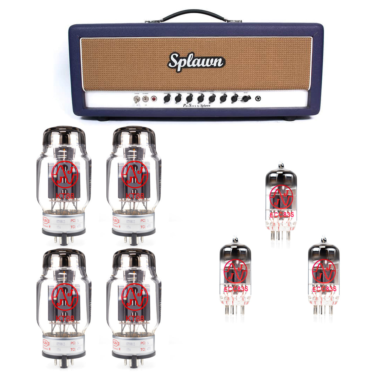 Splawn Pro Stock KT88 100 Tube Kit with JJ Tubes - High Quality Replacement Kit