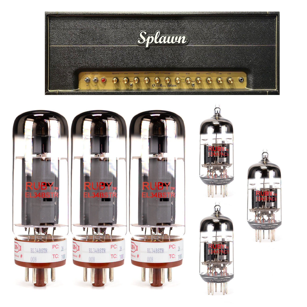 Splawn Quick Rod EL34 100 Tube Kit