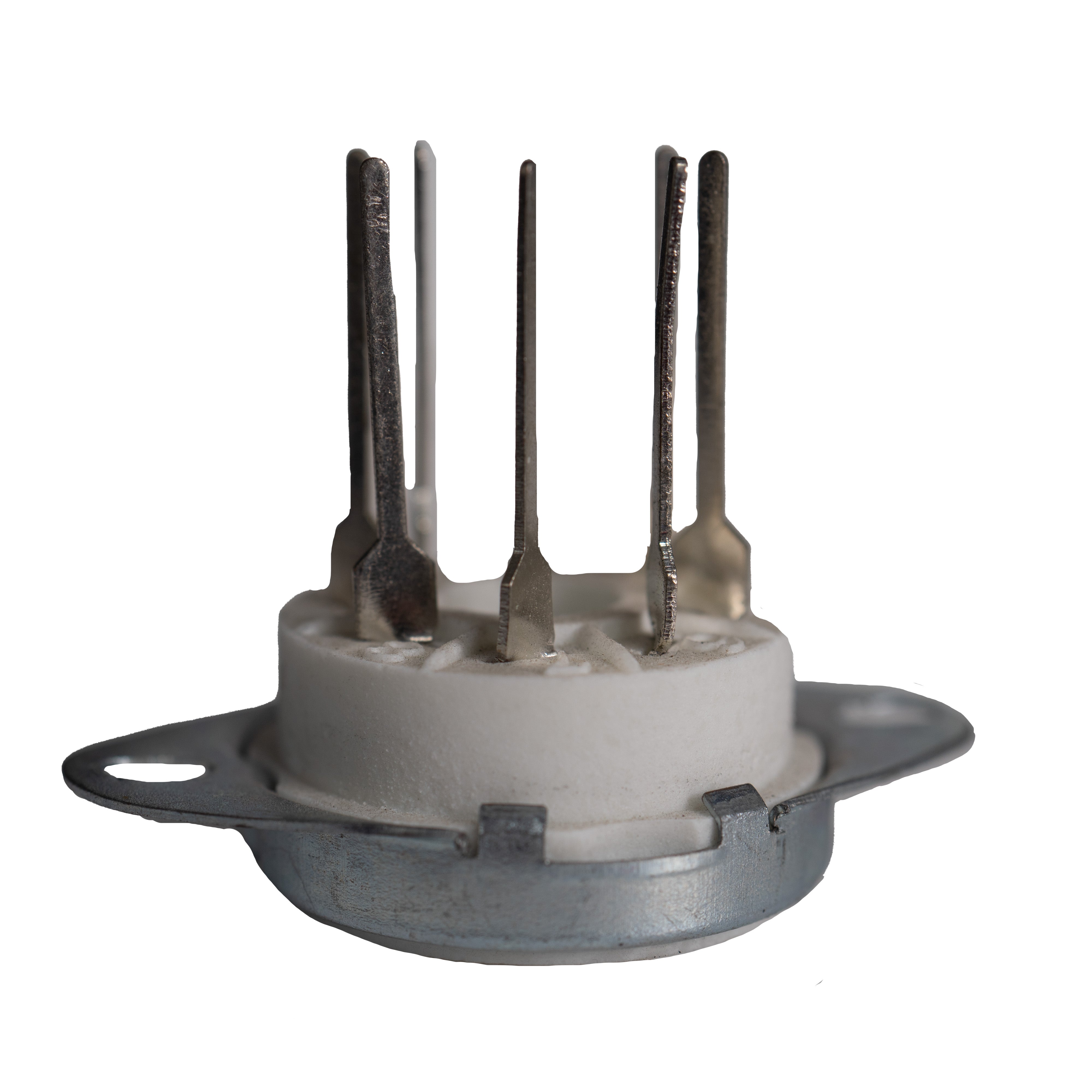 Ceramic 8 Pin Socket With Long PC Pins - TUS8C5F-BT - Sockets | RUBY Tubes