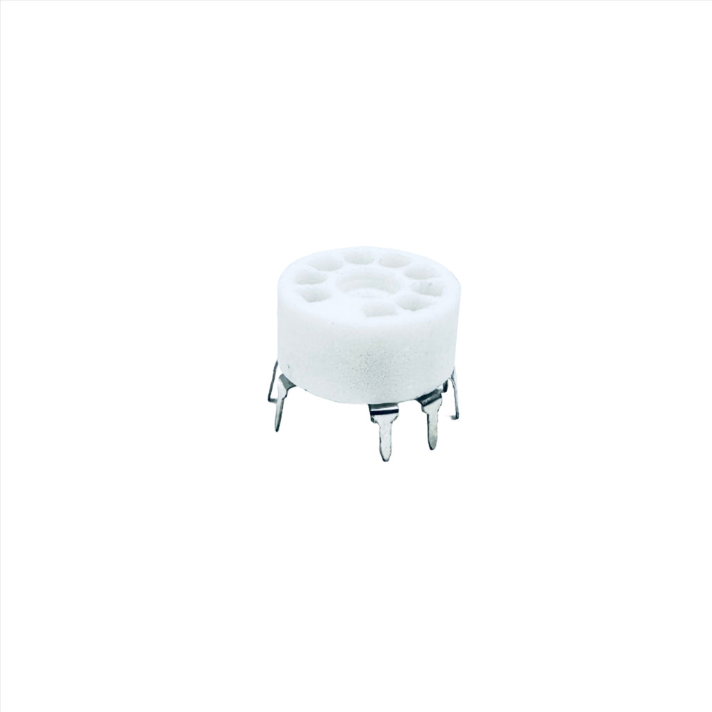 Ceramic 9 Pin Socket Small Footprint - TUS9PC2 | Vacuum Tube
