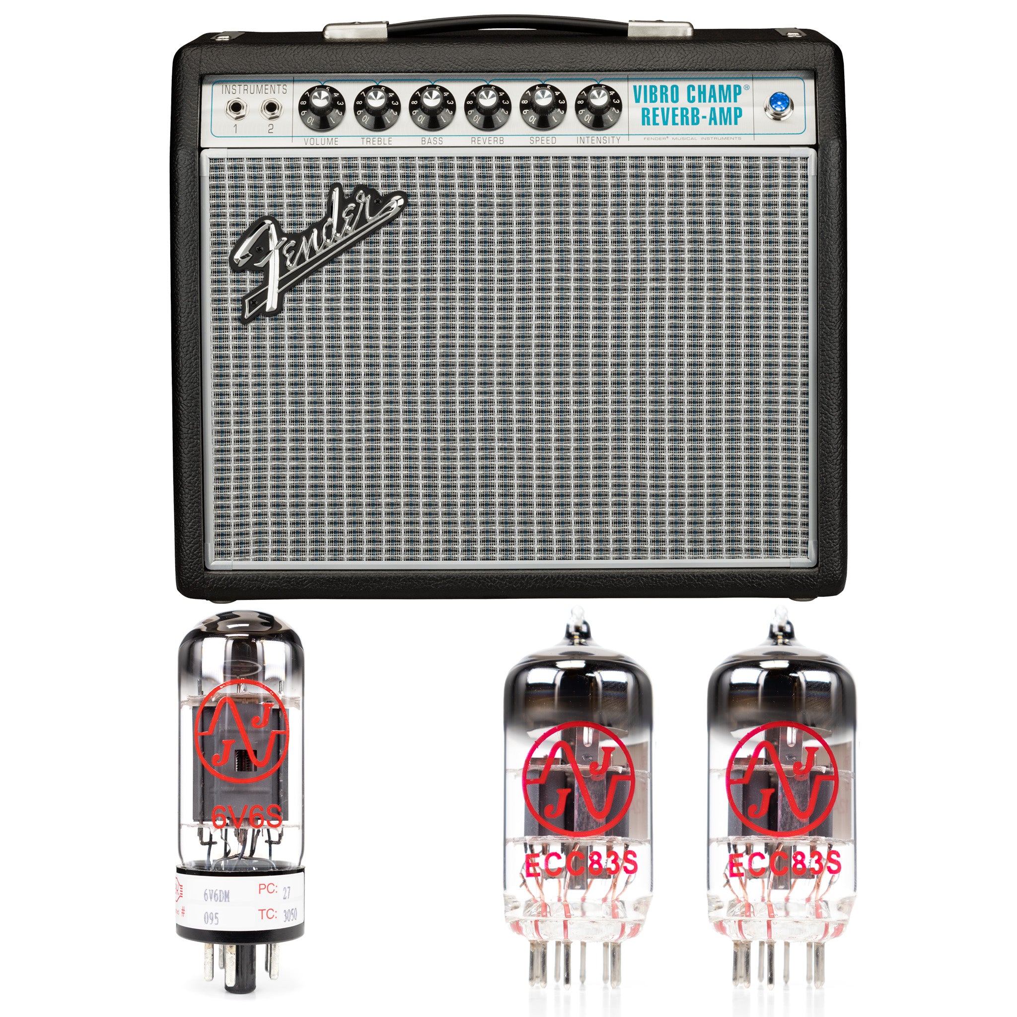 Fender 68' Vibro Champ Reverb Tube Kit