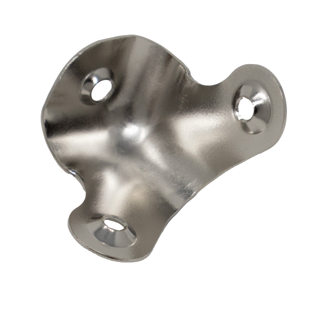 3-Hole Chrome Metal Amp Corner Kit W/ Hardware