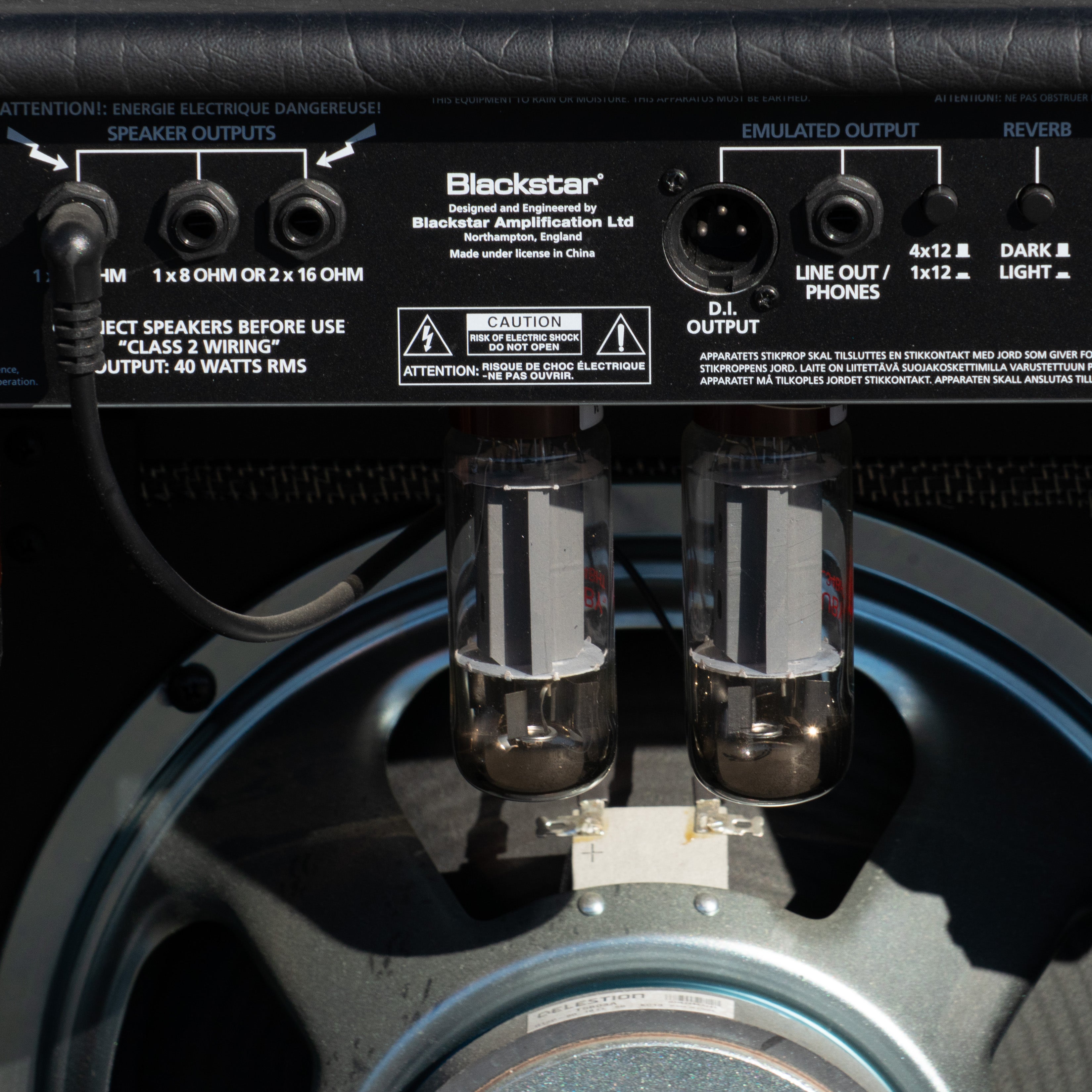 Used - Blackstar HT Club 40 MKII 6L6 40-Watt 1x12" Tube Guitar Combo Black