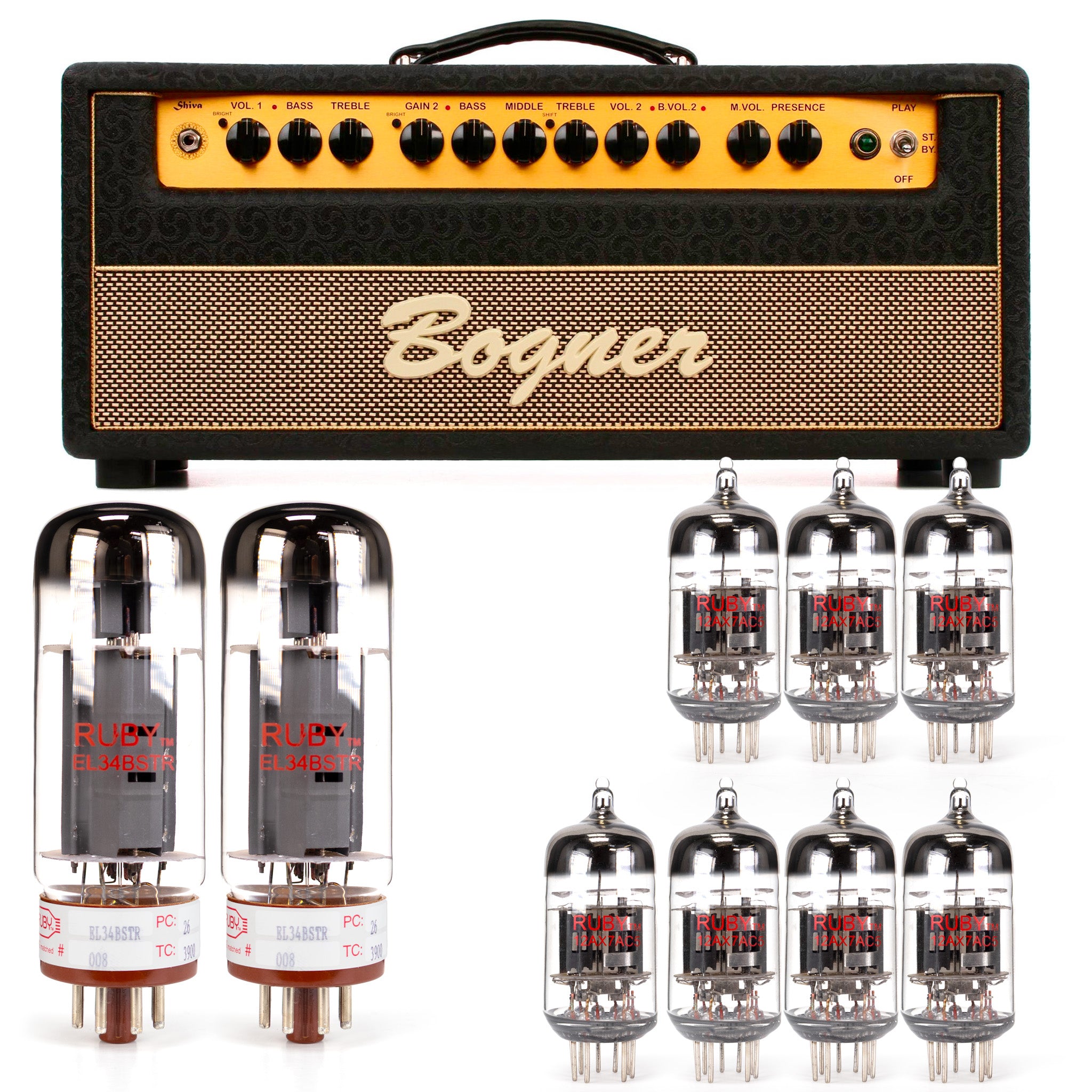 Bogner Shiva EL34 Tube Kit | Vacuum Tube Shop