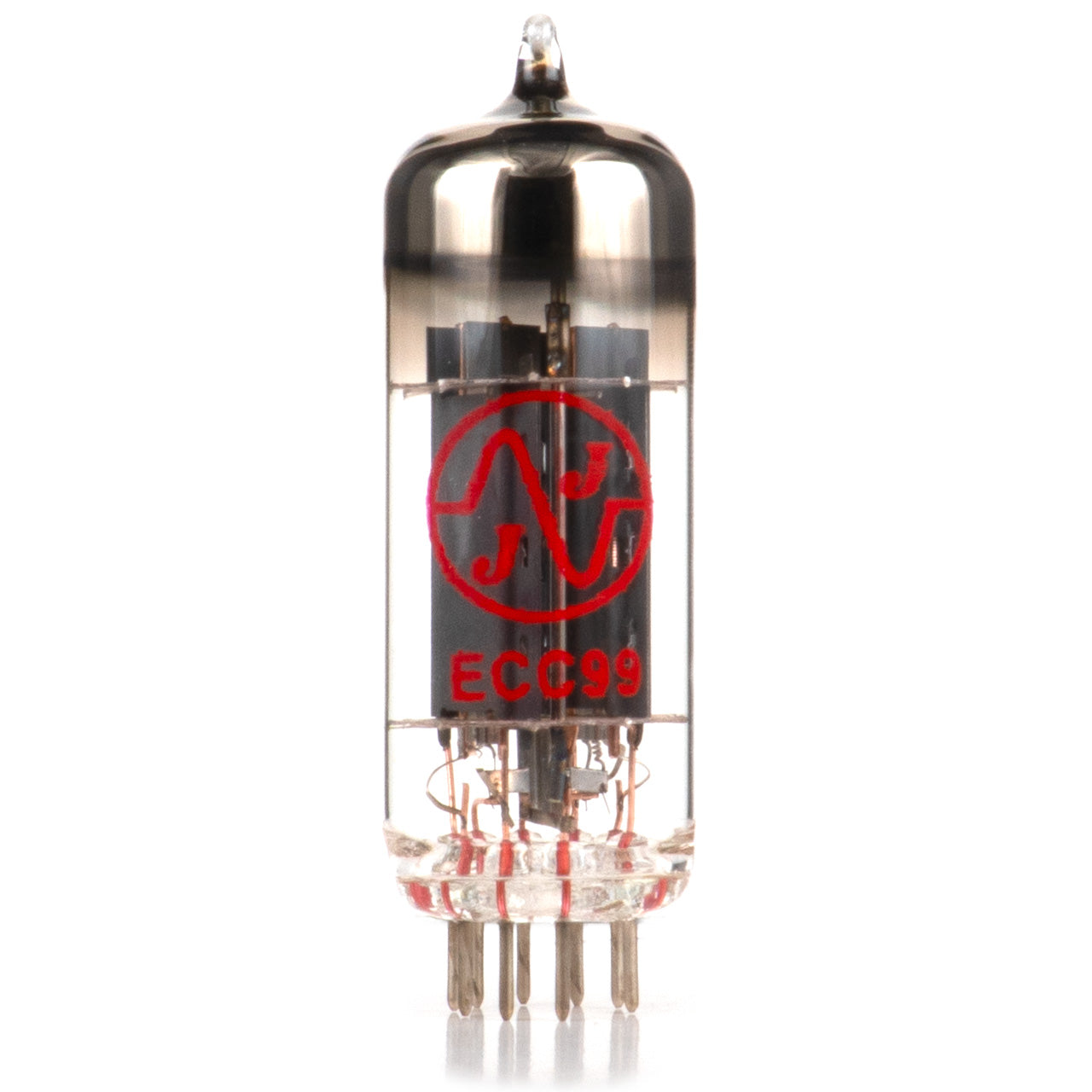Vacuum tube with 'ECC89' marking on a white background