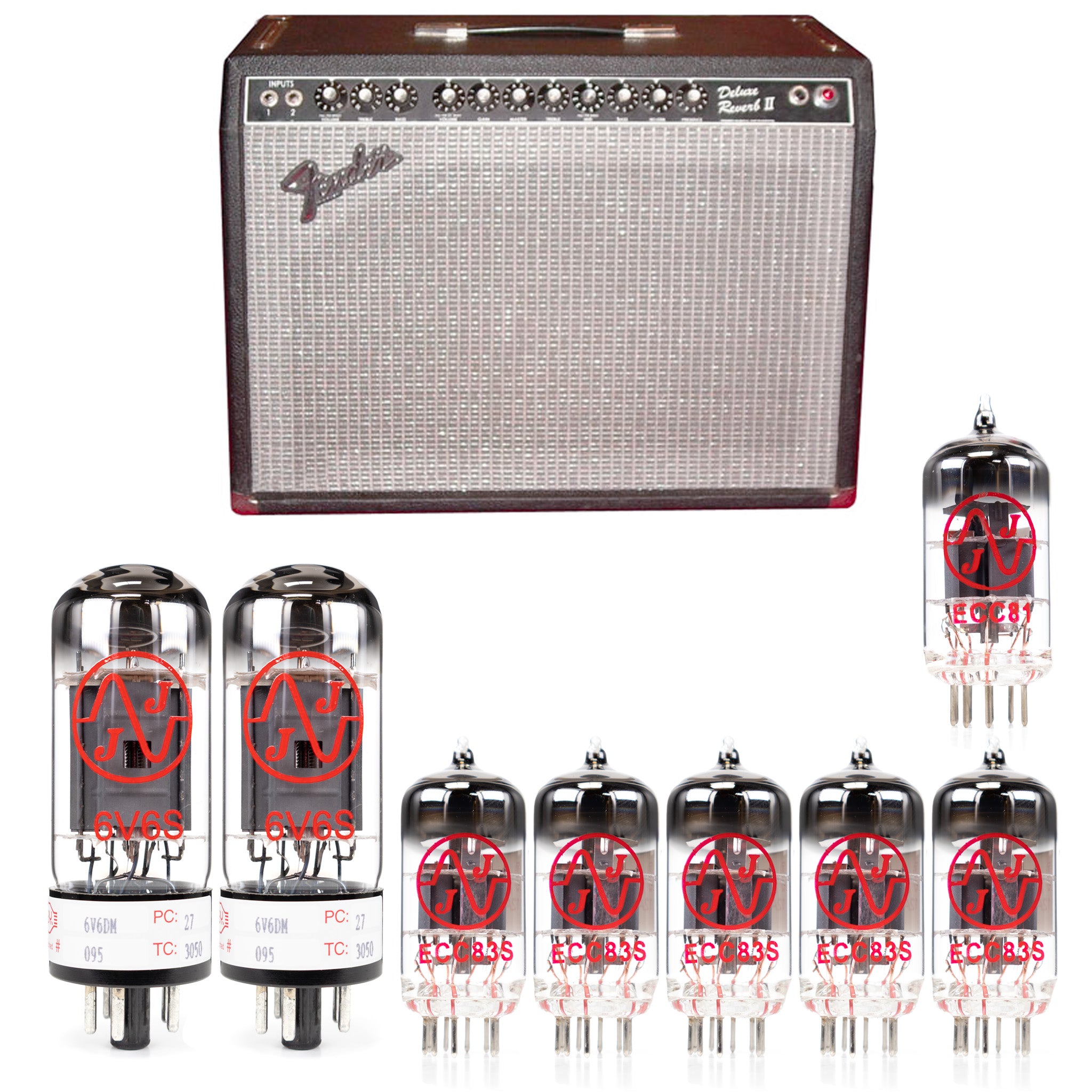 Fender Deluxe Reverb II Tube Kit