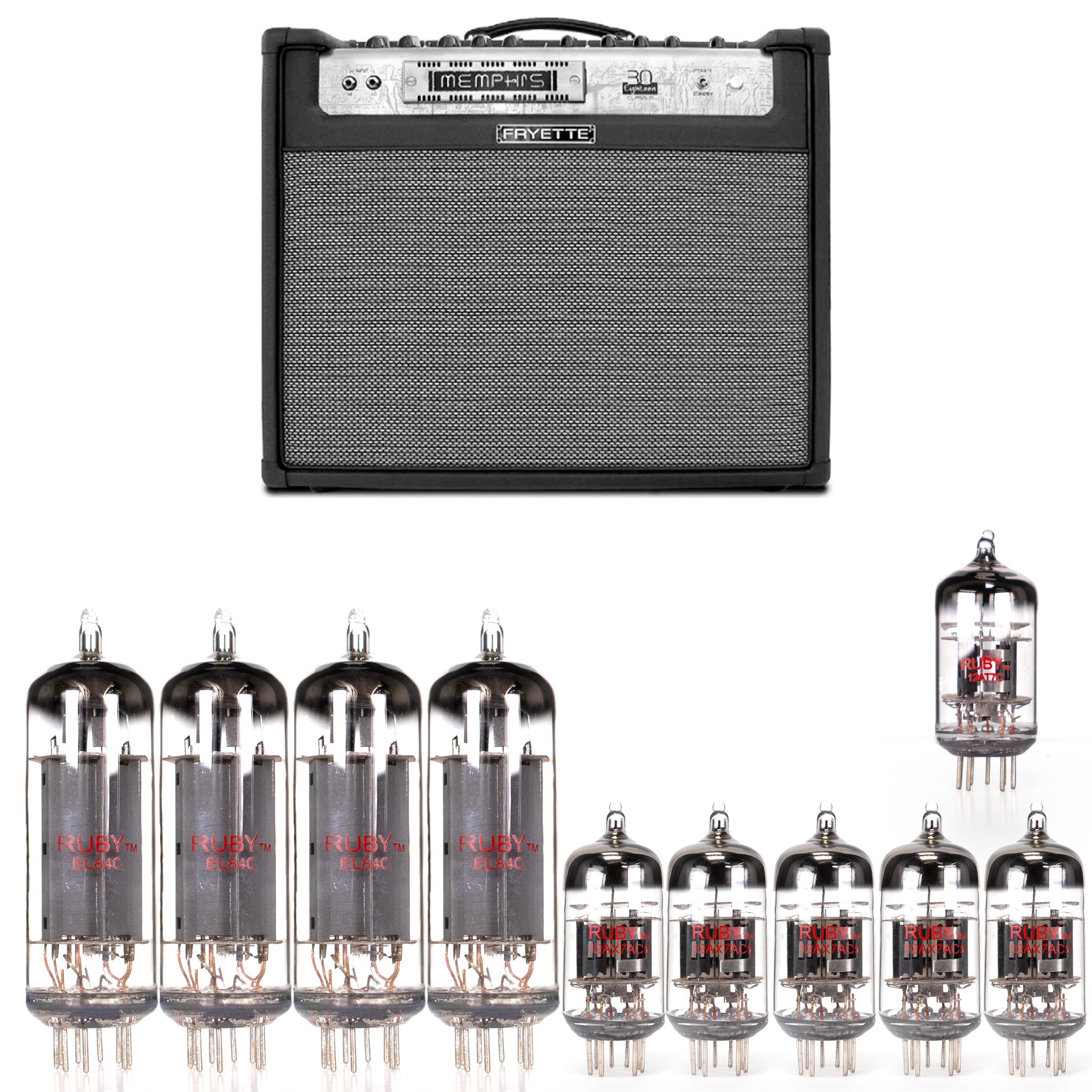Fryette Memphis 30 Heads and Combo Tube Kit