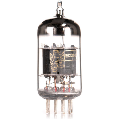 Vacuum tube with 'ECC83' marking on a white background