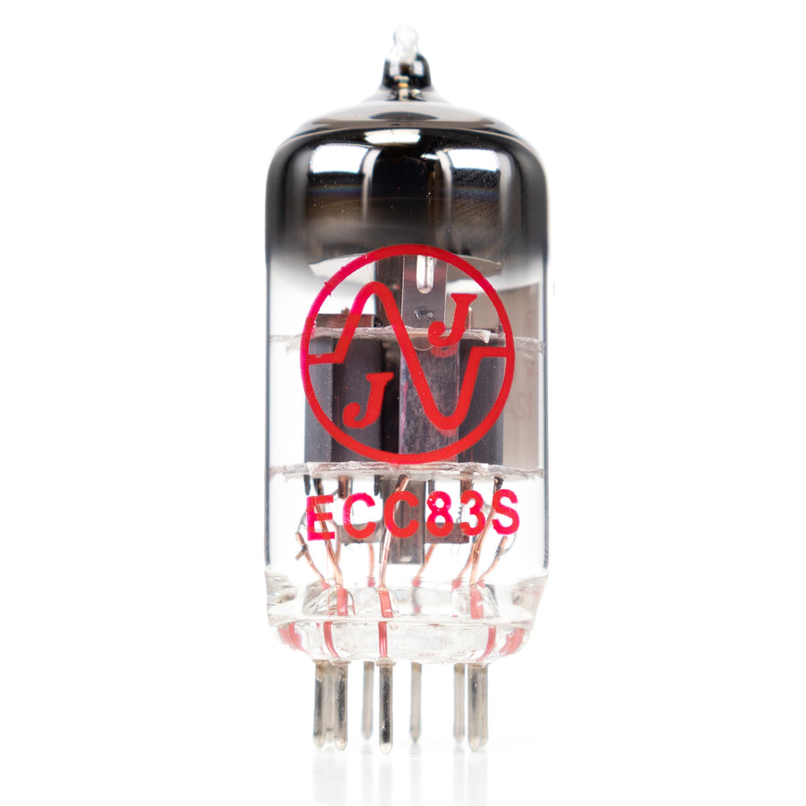 JJ 12AX7 Vacuum Tube - warm tone vacuum tube for guitar amplifiers. ECC83S Vacuum tube. Vacuum tubes for electric guitar amplifiers. pre-amp vacuum tube