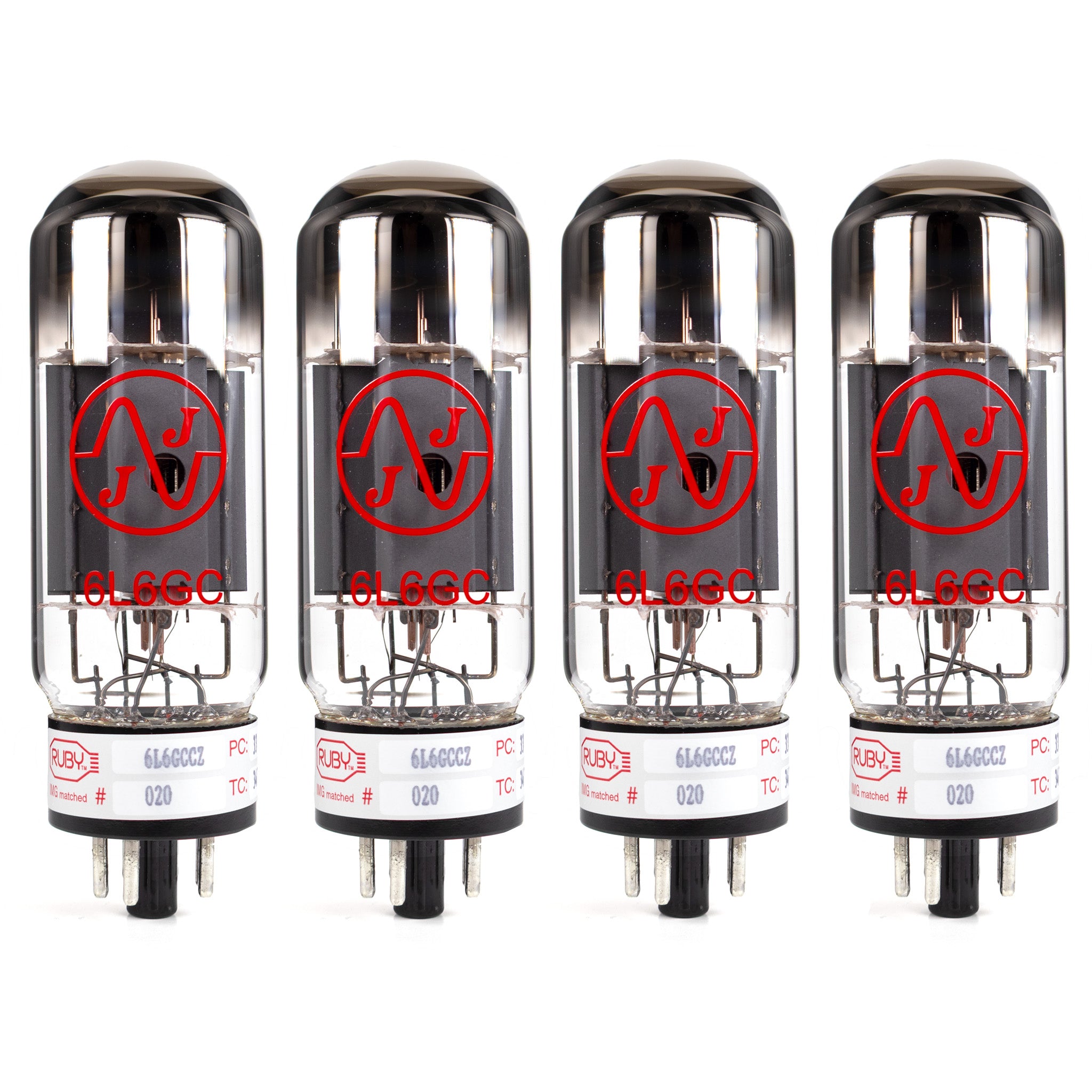JJ 6L6 Matched Power Vacuum Tubes