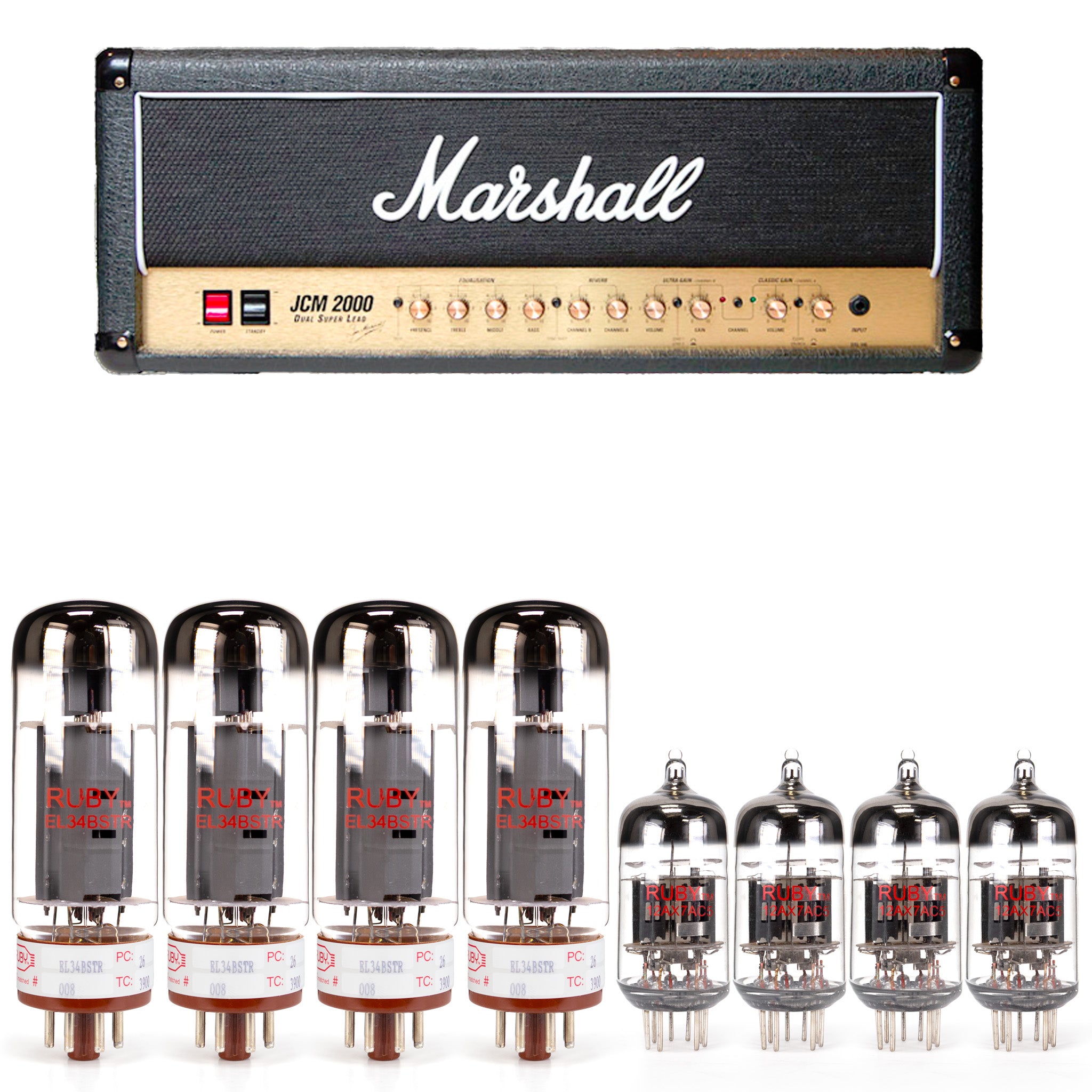 Marshall JCM2000 DSL/TSL 100 Tube Kit Marshall