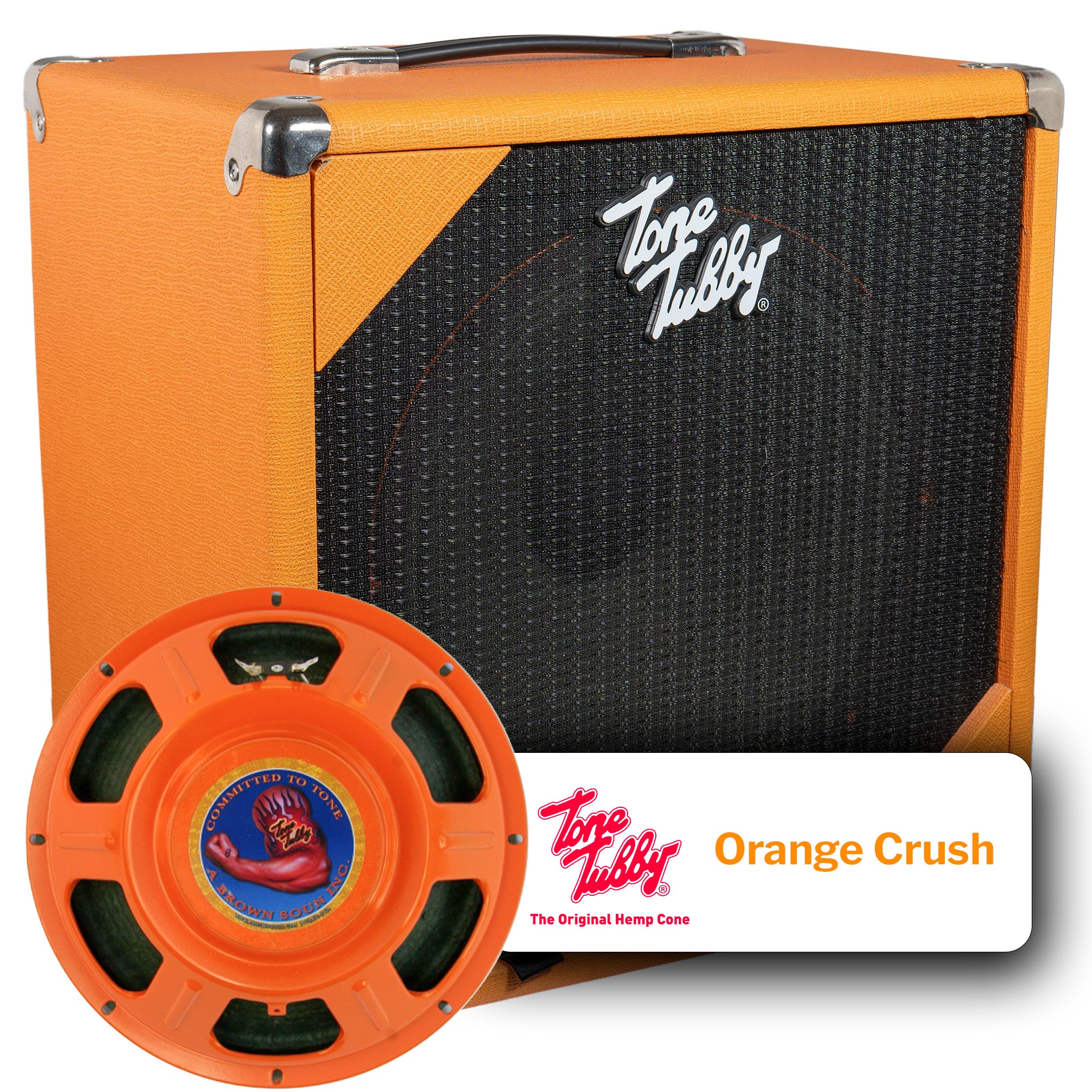 Tone Tubby Orange Crush Speaker & Matching Cabinet Tone Tubby